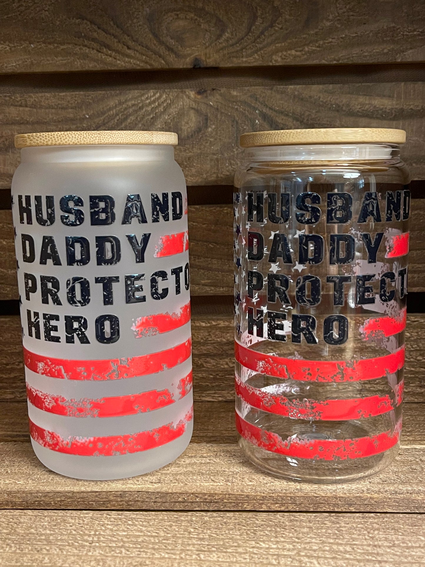 16oz husband daddy protector hero