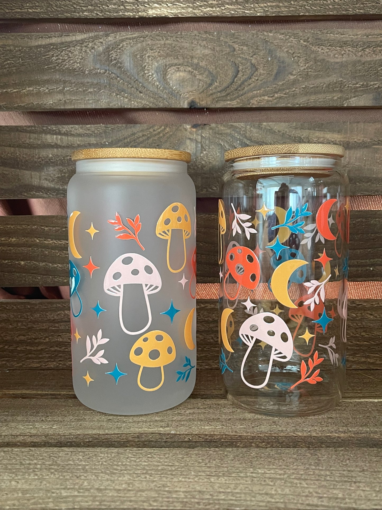 16oz boho mushrooms & moons