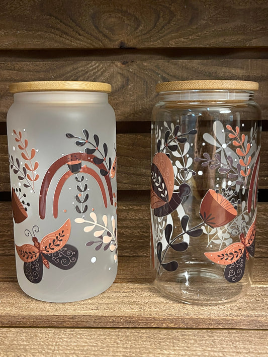 16oz boho butterfly
