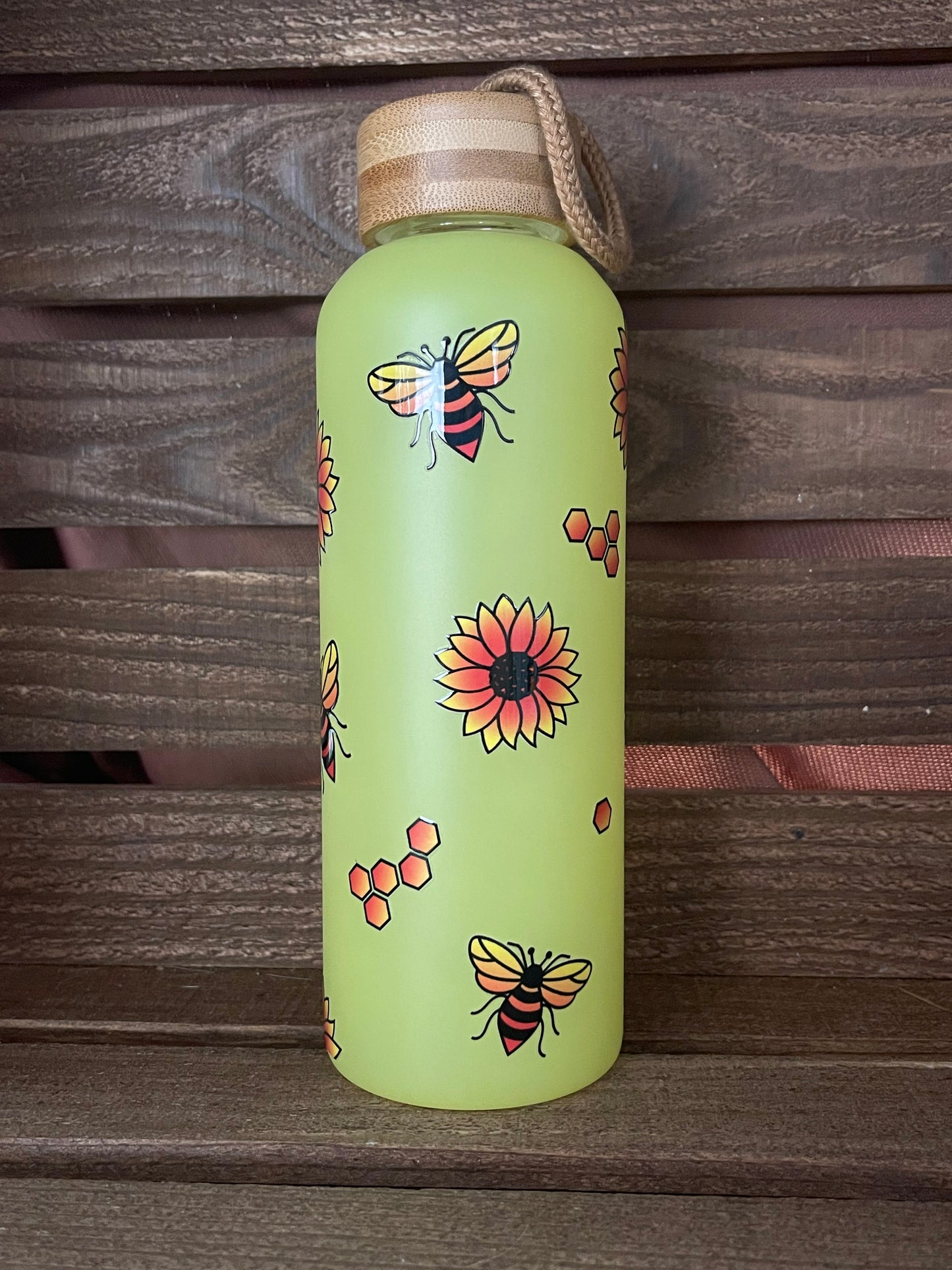 20oz bees & sunflowers