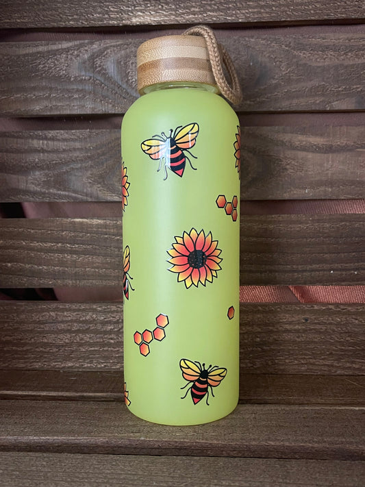 20oz bees & sunflowers