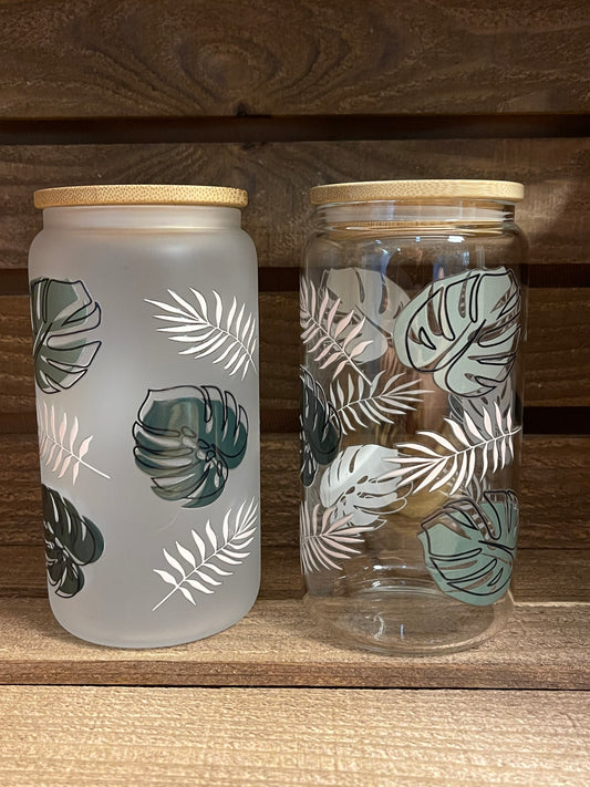 16oz monstera leaves (black)