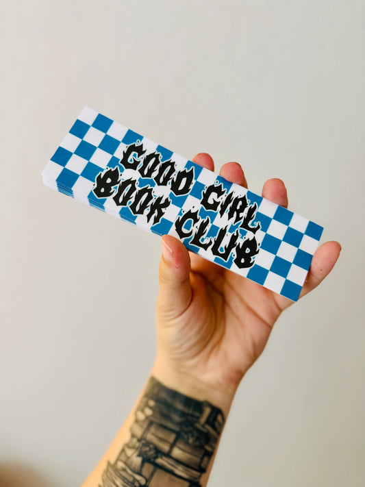 Bookmark- good girl book club (blue)